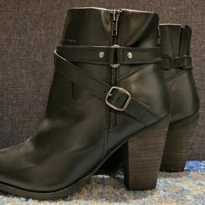 Rag&Co Black Ankle Boots New Without Box